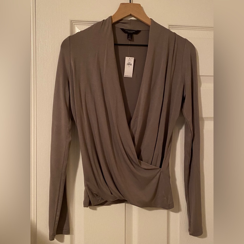 NWT Banana Republic, wrap top